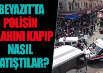 Beyazıt’taki çatışmadan ilk görüntüler! Polisin silahını alıp böyle ateş etti…