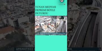 Yunan Medyası Kahramanmaraş’taki depremi böyle duyurdu #shorts