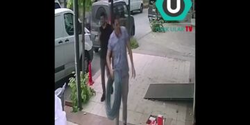 İzmir’de Bir Vatandaşın Kafasına Kablo Düştü